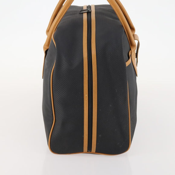 SAINT LAURENT Boston Bag PVC Schwarz Auth bs33701
