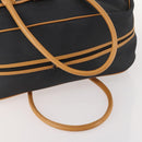 SAINT LAURENT Boston Bag PVC Schwarz Auth bs33701-7