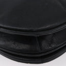 SAINT LAURENT Shoulder Bag Leather Black Silver Auth bs33702-12