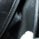 VERSACE Business Bag Leather Black Gold Auth bs33703-24
