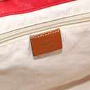 GUCCI GG Canvas Tote Bag Nylon Gold Red 282439 Auth bs33704-18