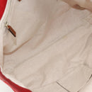 GUCCI GG Canvas Tote Bag Nylon Gold Red 282439 Auth bs33704-10