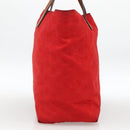GUCCI GG Canvas Tote Bag Nylon Gold Red 282439 Auth bs33704-4