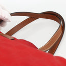 GUCCI GG Canvas Tote Bag Nylon Gold Red 282439 Auth bs33704-8
