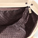 GUCCI Tote Bag Canvas Beige Khaki Red 019 0426 3444 Auth bs33705-19