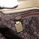 GUCCI Tote Bag Canvas Beige Khaki Red 019 0426 3444 Auth bs33705-21