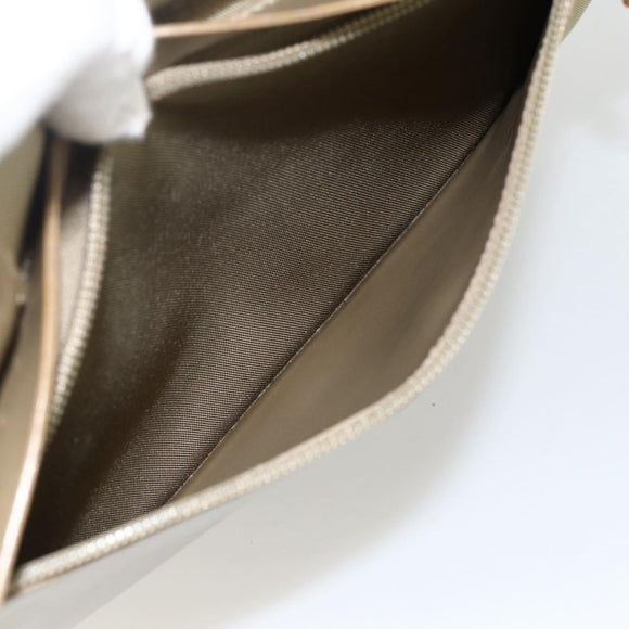 GUCCI Tote Bag Canvas Beige Khaki Red 019 0426 3444 Auth bs33705