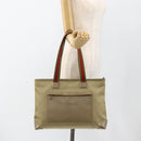 GUCCI Tote Bag Canvas Beige Khaki Red 019 0426 3444 Auth bs33705-24