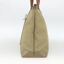 GUCCI Tote Bag Canvas Beige Khaki Red 019 0426 3444 Auth bs33705-4