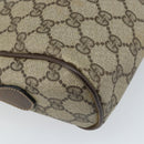 GUCCI GG Supreme Web Sherry Line Bag PVC Beige Gold 904 02 005 Auth bs33706-17