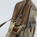 GUCCI GG Supreme Web Sherry Line Bag PVC Beige Gold 904 02 005 Auth bs33706-9
