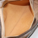 GUCCI GG Supreme Web Sherry Line Bag PVC Beige Gold 904 02 005 Auth bs33706-23