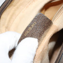 GUCCI GG Supreme Web Sherry Line Bag PVC Beige Gold 904 02 005 Auth bs33706-12