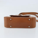 GUCCI Hand Bag Leather 2way Brown Silver Auth bs33707-5