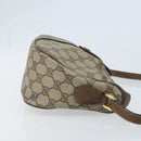 GUCCI GG Supreme Web Sherry Line Bag PVC Beige Gold 89 02 032 Auth bs33708-3
