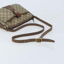 GUCCI GG Supreme Web Sherry Line Bag PVC Beige Gold 89 02 032 Auth bs33708-7