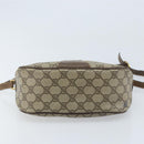 GUCCI GG Supreme Web Sherry Line Bag PVC Beige Gold 89 02 032 Auth bs33708-5