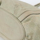GUCCI GG Canvas Guccissima Tote Bag Leather Beige Gold 211982 Auth bs33709-12