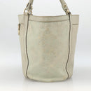 GUCCI GG Canvas Guccissima Tote Bag Leather Beige Gold 211982 Auth bs33709-5