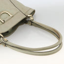 GUCCI GG Canvas Guccissima Tote Bag Leather Beige Gold 211982 Auth bs33709-7