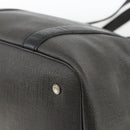 BVLGARI Tote Bag PVC Black Silver Auth bs33712-12