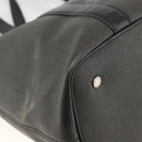 BVLGARI Tote Bag PVC Black Silver Auth bs33712-13