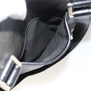 BVLGARI Tote Bag PVC Black Silver Auth bs33712-21