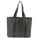 BVLGARI Tote Bag PVC Black Silver Auth bs33712-3