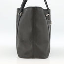 BVLGARI Tote Bag PVC Black Silver Auth bs33712-4
