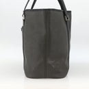 BVLGARI Tote Bag PVC Black Silver Auth bs33712-5