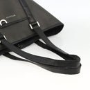 BVLGARI Tote Bag PVC Black Silver Auth bs33712-7