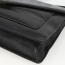 GIVENCHY Shoulder Bag Leather Black Gold Auth bs33713-10