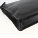 GIVENCHY Shoulder Bag Leather Black Gold Auth bs33713-13
