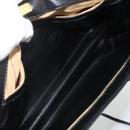 GIVENCHY Shoulder Bag Leather Black Gold Auth bs33713-17