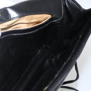 GIVENCHY Shoulder Bag Leather Black Gold Auth bs33713-18