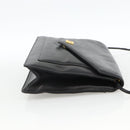 GIVENCHY Shoulder Bag Leather Black Gold Auth bs33713-5