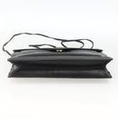GIVENCHY Shoulder Bag Leather Black Gold Auth bs33713-9