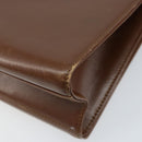 GIVENCHY Shoulder Bag Leather Brown Gold Auth bs33714-12