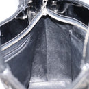 CHANEL Matelasse Reprint Tote Bag Patent leather Black CC Auth bs33721-18