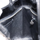 CHANEL Matelasse Reprint Tote Bag Patent leather Black CC Auth bs33721-19