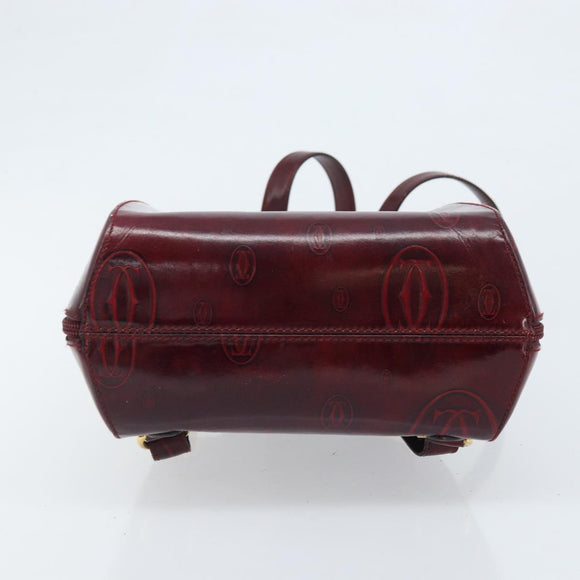 CARTIER Rugzak Lakleer Rood Goud Origineel bs33722