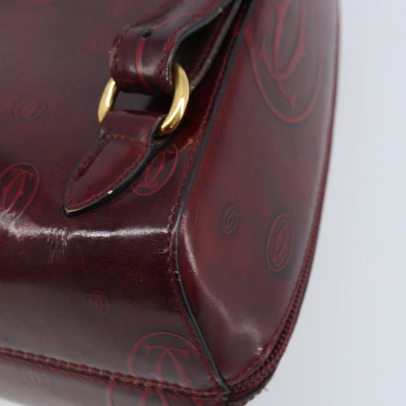 CARTIER Rugzak Lakleer Rood Goud Origineel bs33722