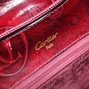 CARTIER Rugzak Lakleer Rood Goud Origineel bs33722-19