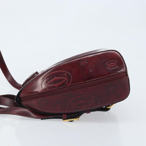 CARTIER Rugzak Lakleer Rood Goud Origineel bs33722