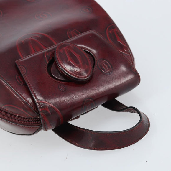 CARTIER Rugzak Lakleer Rood Goud Origineel bs33722