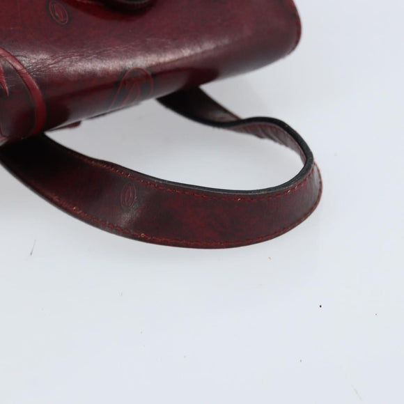CARTIER Rugzak Lakleer Rood Goud Origineel bs33722