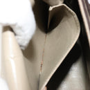 CHANEL Matelasse Chain Shoulder Bag Cotton Brown Gold CC Auth bs33723-23
