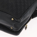 BOTTEGA VENETA Umhängetasche Canvas Schwarz Gold Auth bs33726-16