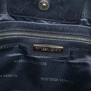 BOTTEGA VENETA Umhängetasche Canvas Schwarz Gold Auth bs33726-17