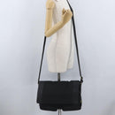 BOTTEGA VENETA Umhängetasche Canvas Schwarz Gold Auth bs33726-23